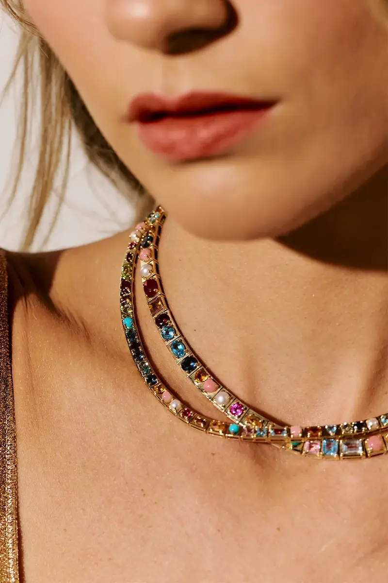 Type Jewelry Multistone Leggo Necklace | Thumbnail 5 Type Jewelry Multistone Leggo Necklace | Thumbnail 5