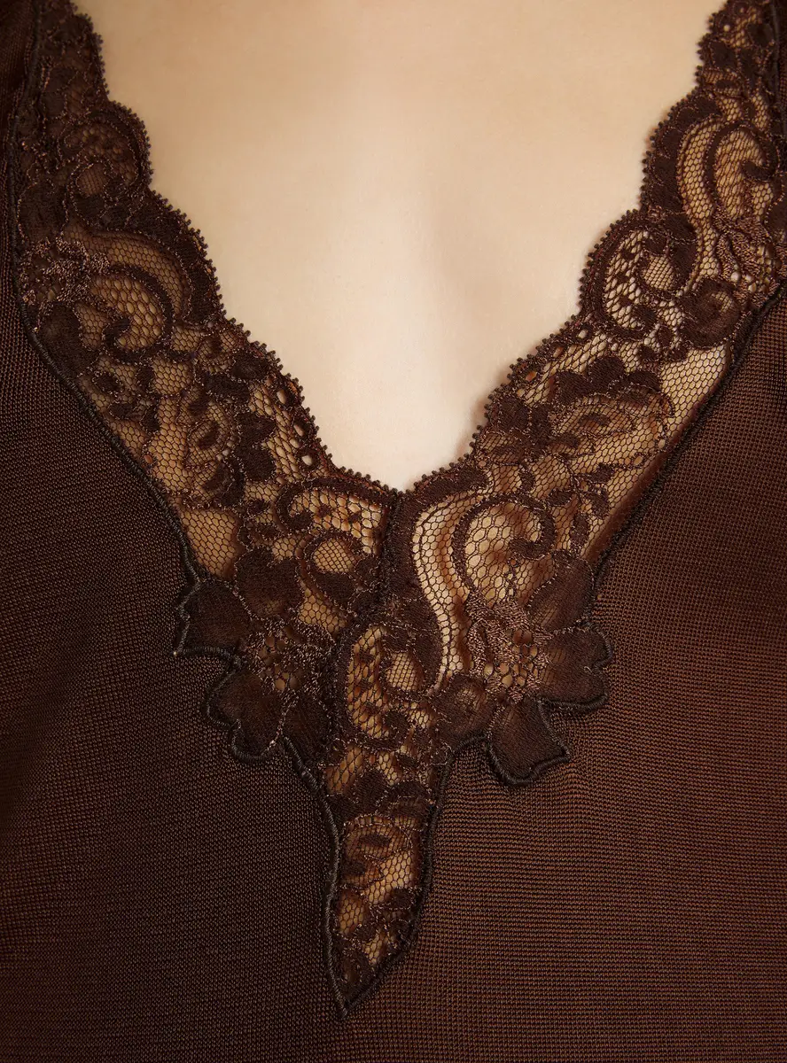 Balmain Knit vest top with lace | Thumbnail 4 Balmain Knit vest top with lace | Thumbnail 4