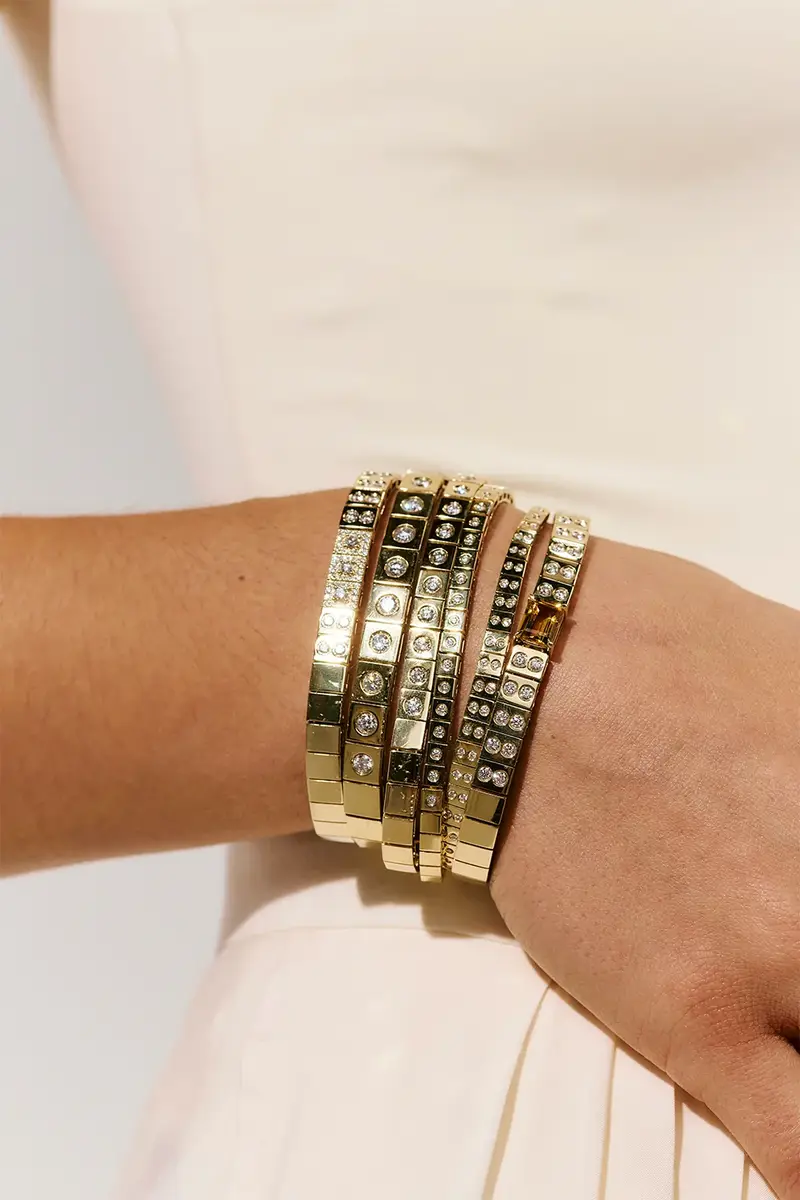 Type Jewelry Diamond Leggo Tennis Bracelet | Thumbnail 3 Type Jewelry Diamond Leggo Tennis Bracelet | Thumbnail 3