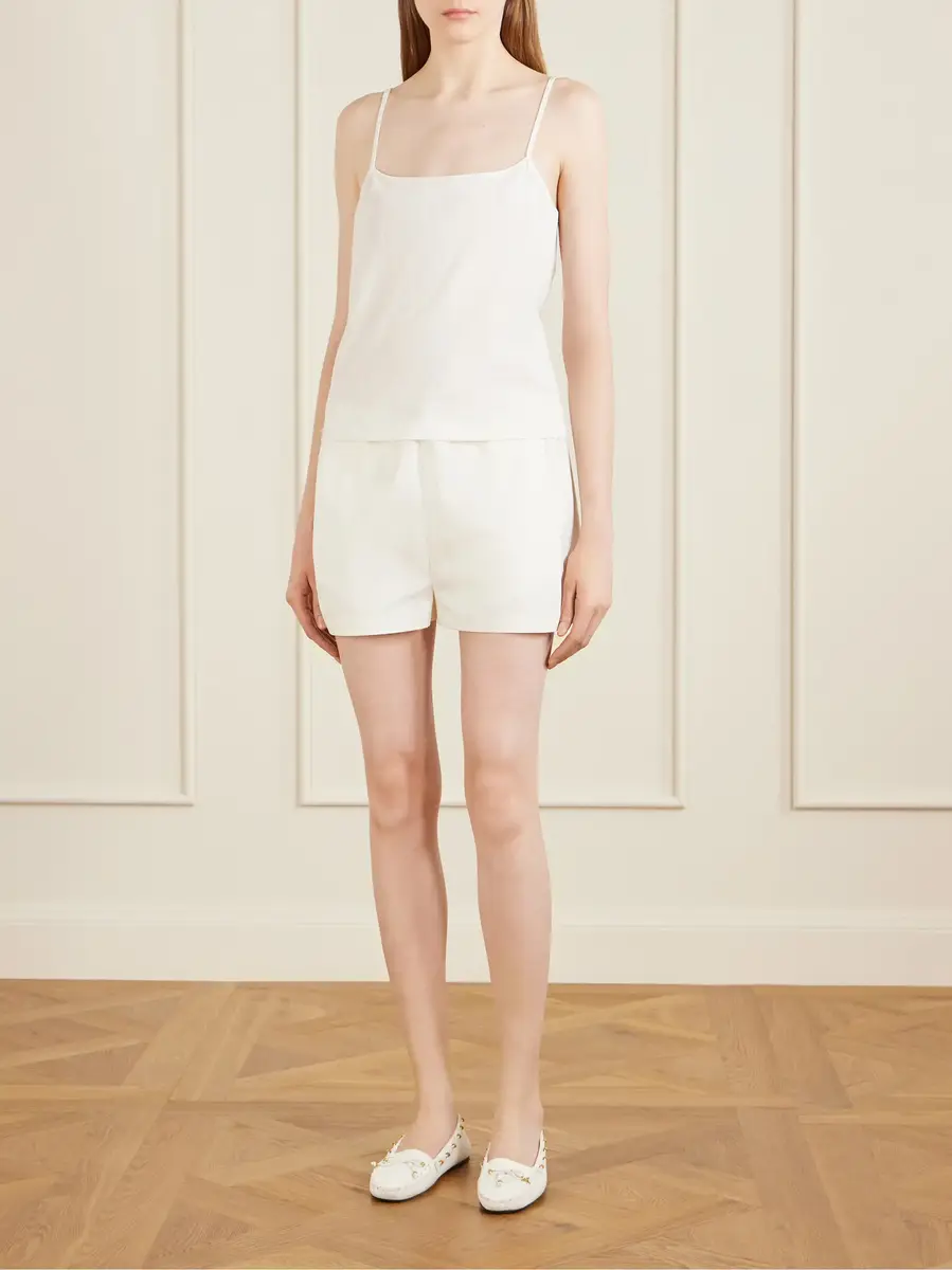 Khaite Moss crinkled cotton-jersey camisole | Thumbnail 2