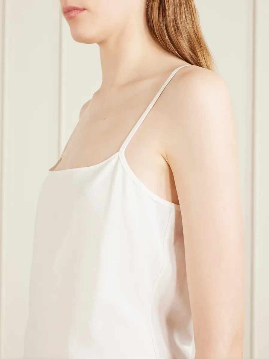 Khaite Moss crinkled cotton-jersey camisole | Thumbnail 4