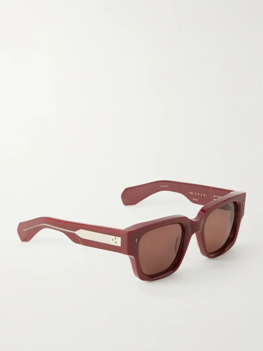 Jacques Marie Mage Enzo Square-Frame Acetate Sunglasses - red - One Size | Thumbnail 4 Jacques Marie Mage Enzo Square-Frame Acetate Sunglasses - red - One Size | Thumbnail 4