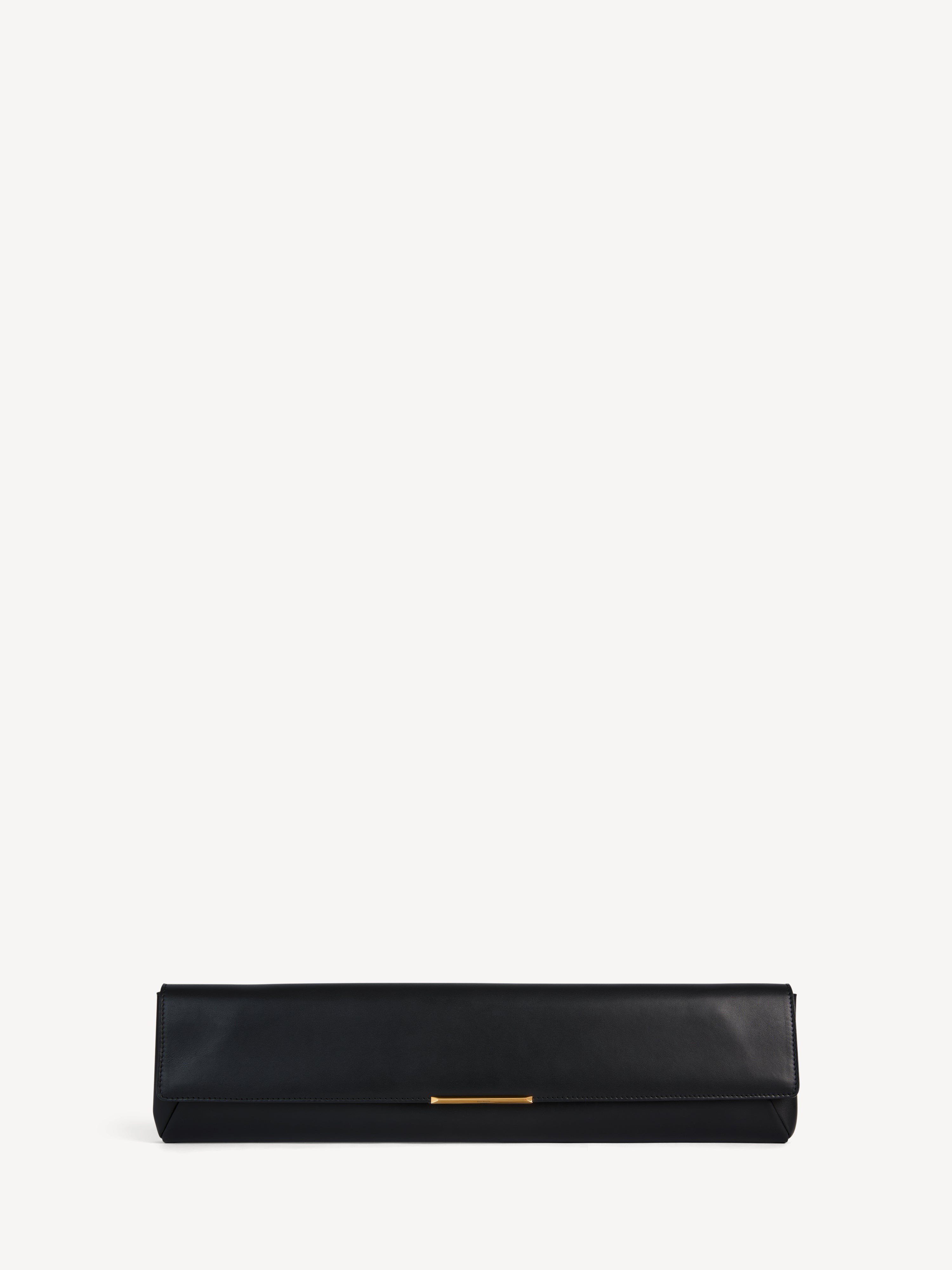 Balmain LONG CLUTCH bag in smooth leather