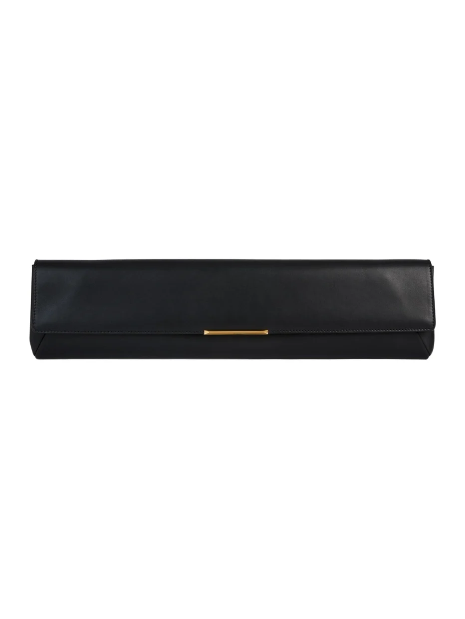 Balmain LONG CLUTCH bag in smooth leather