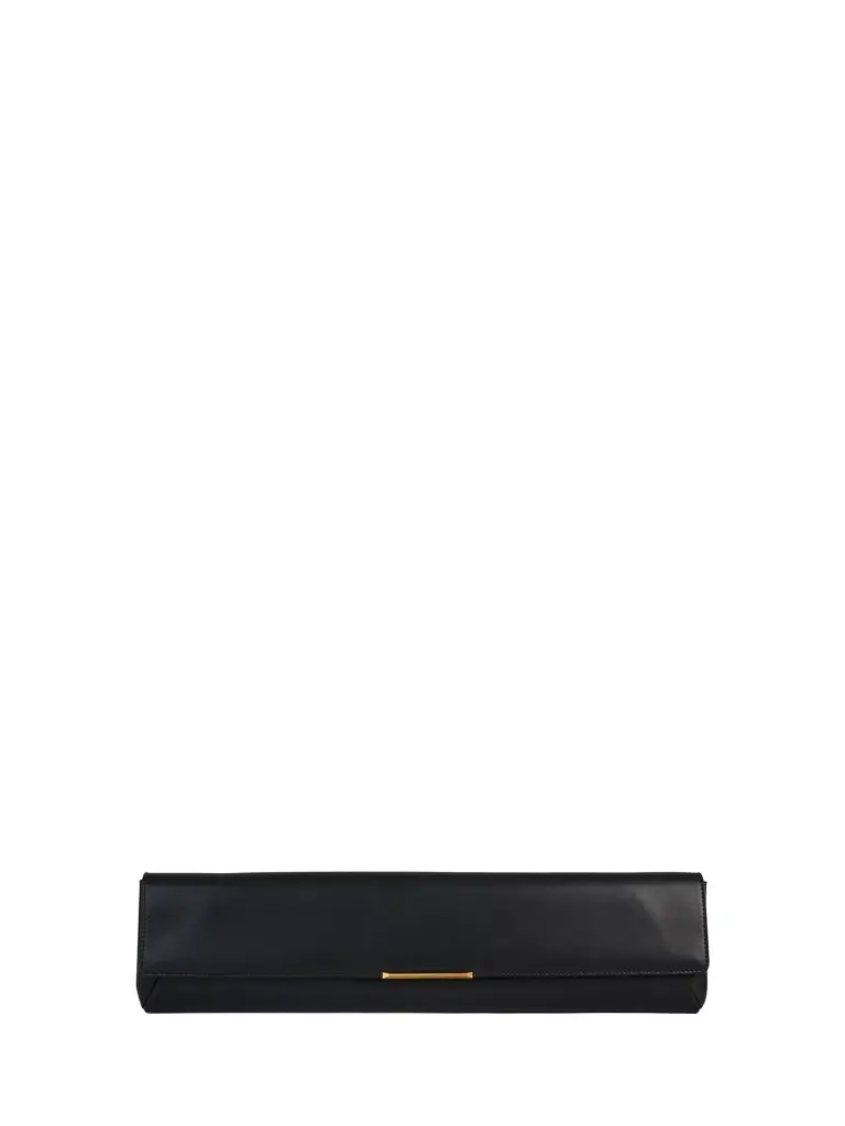 Balmain LONG CLUTCH bag in smooth leather