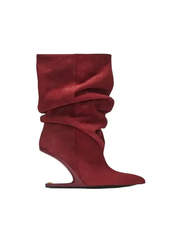 No Wedge suede ankle boots No Wedge suede ankle boots