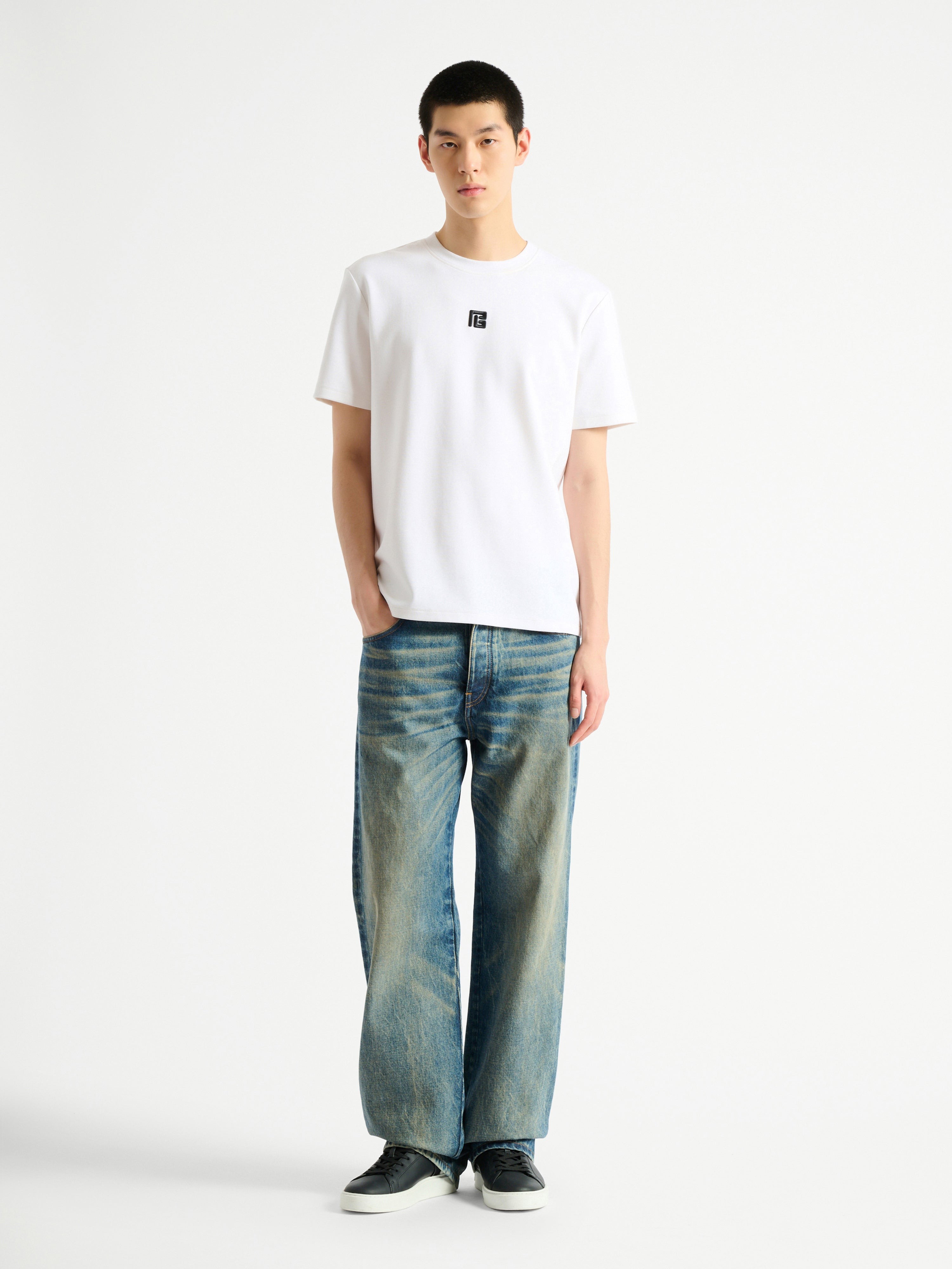 Balmain T-shirt with embroidered logo