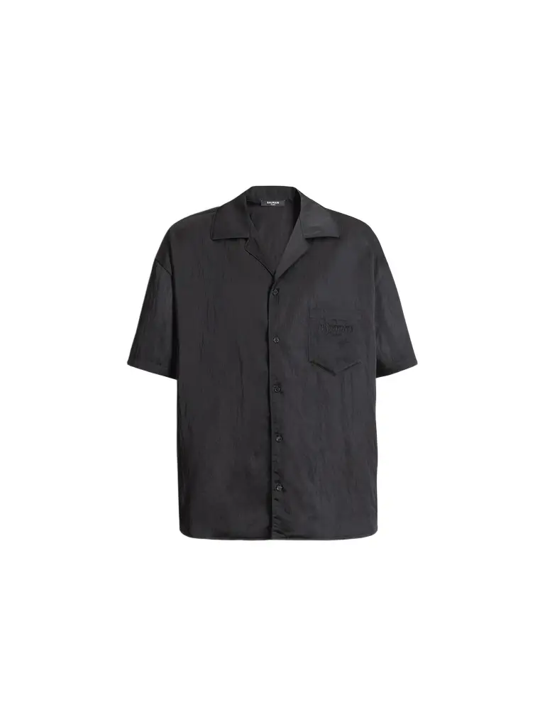 Balmain Paris shirt in textured nylon