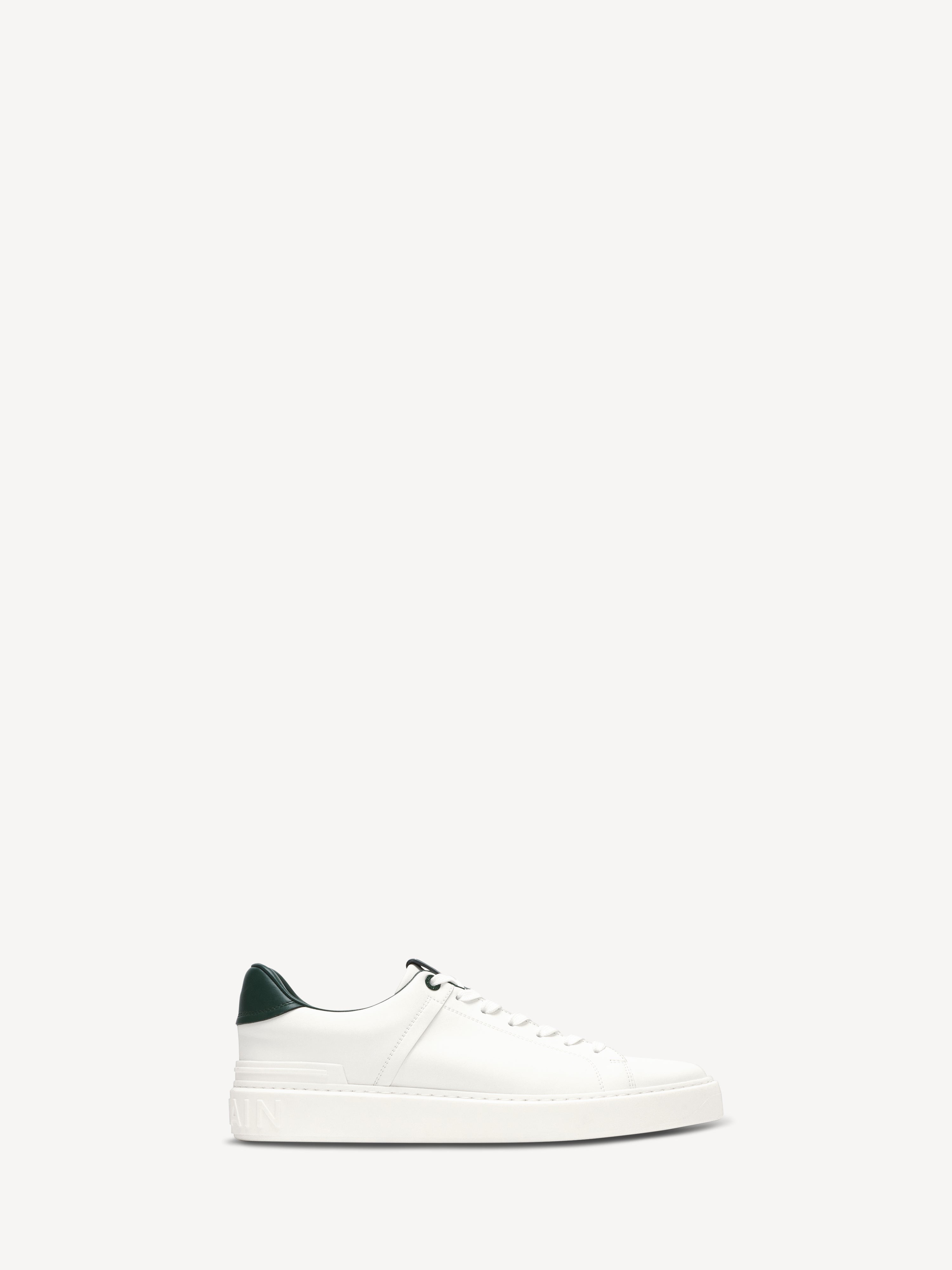 Balmain B-Court smooth leather trainers
