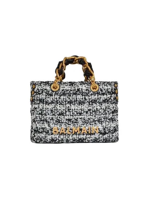 Small 1945 Soft tweed tote bag
