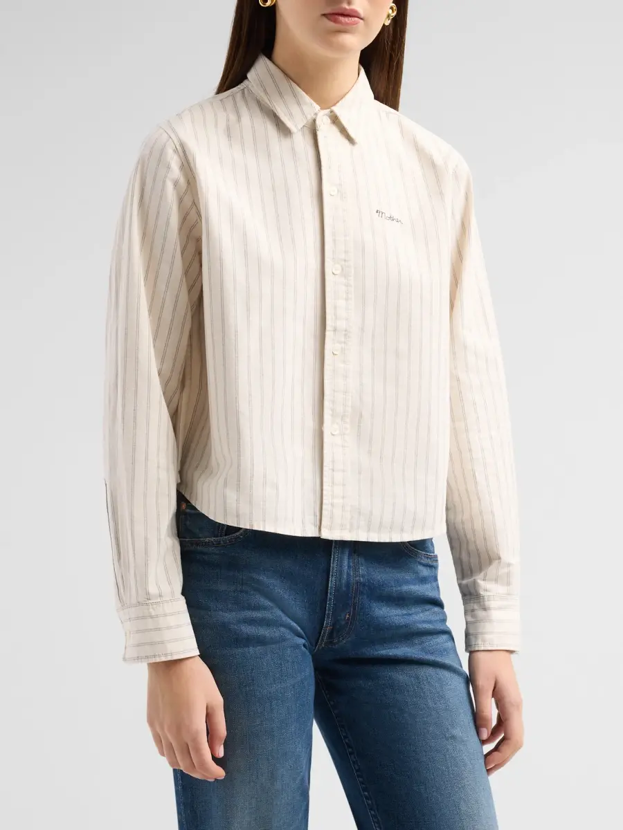 Mother Women's The Cropped Bestie Shirt | Thumbnail 4