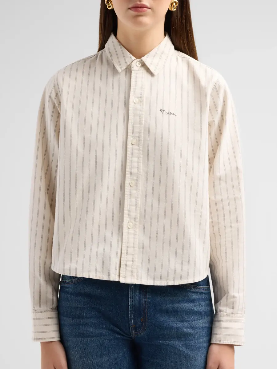 Mother Women's The Cropped Bestie Shirt | Thumbnail 5