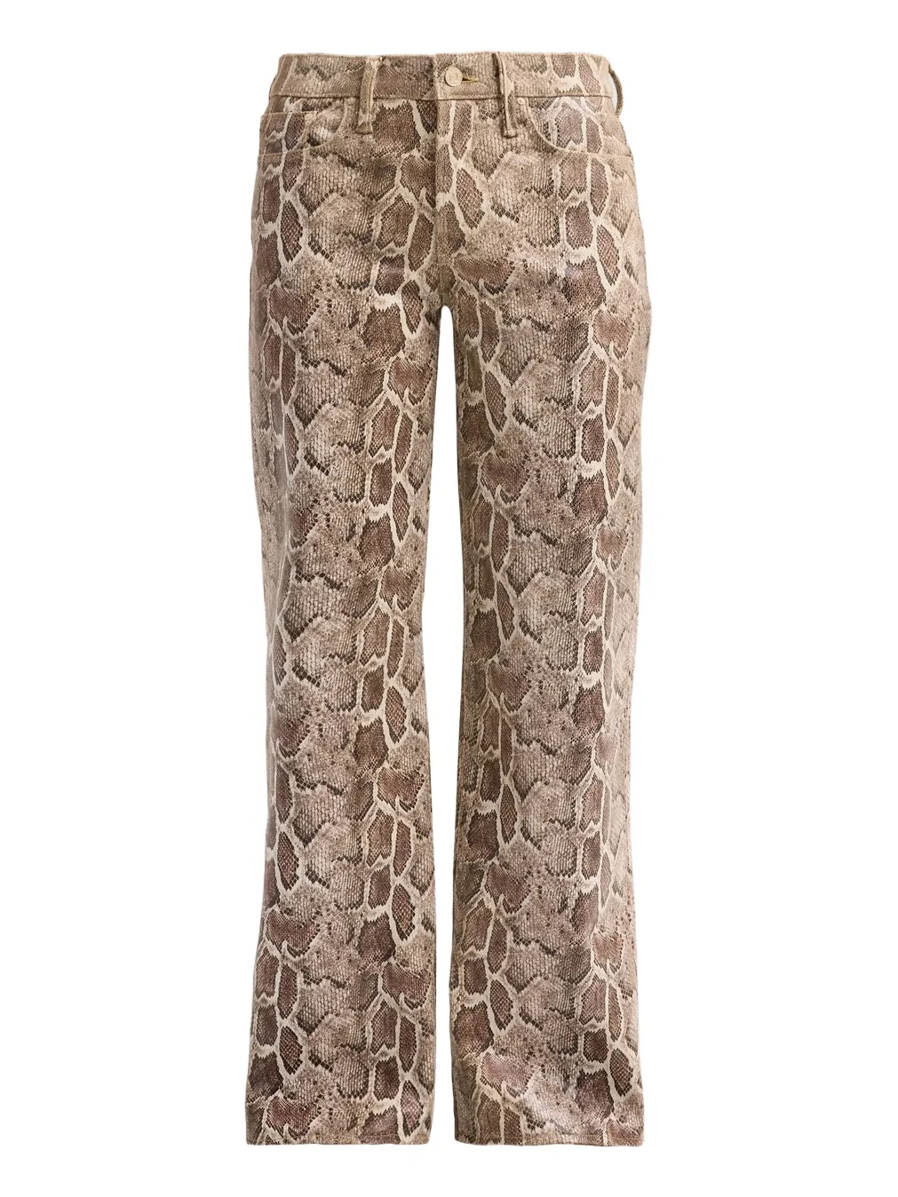 Mother Women's The Maven Sneak Leather-Blend Pants