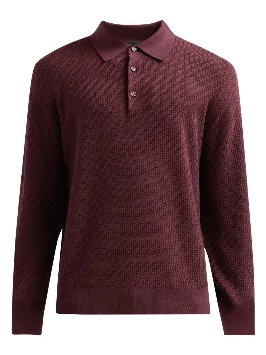 Brioni Men's Cotton-Silk-Cashmere Polo Shirt