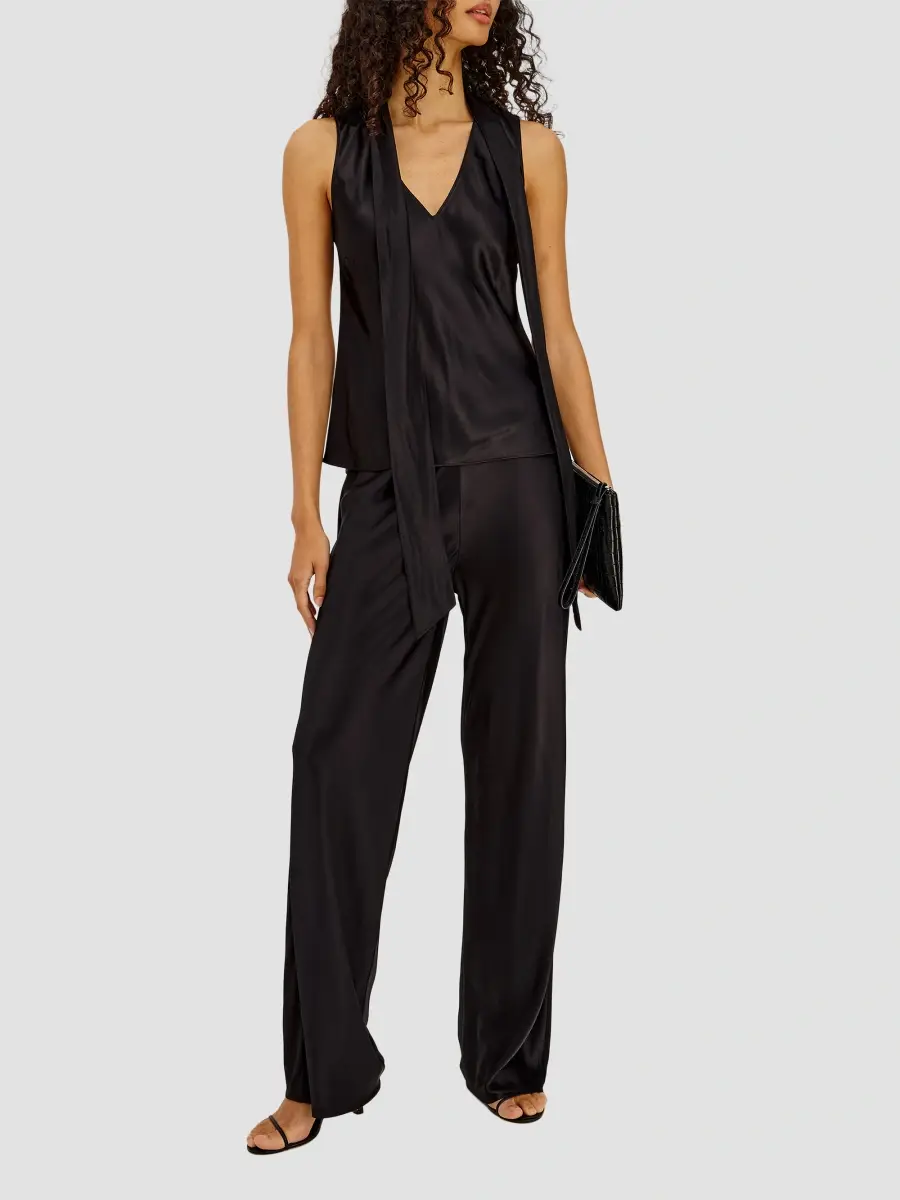 RAILS Women's Poppy V-Neck Satin Top | Thumbnail 2 RAILS Women's Poppy V-Neck Satin Top | Thumbnail 2