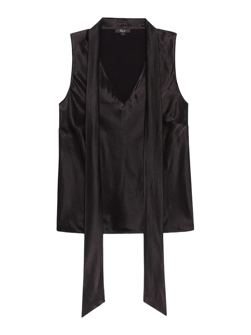 Women's Poppy V-Neck Satin Top Women's Poppy V-Neck Satin Top