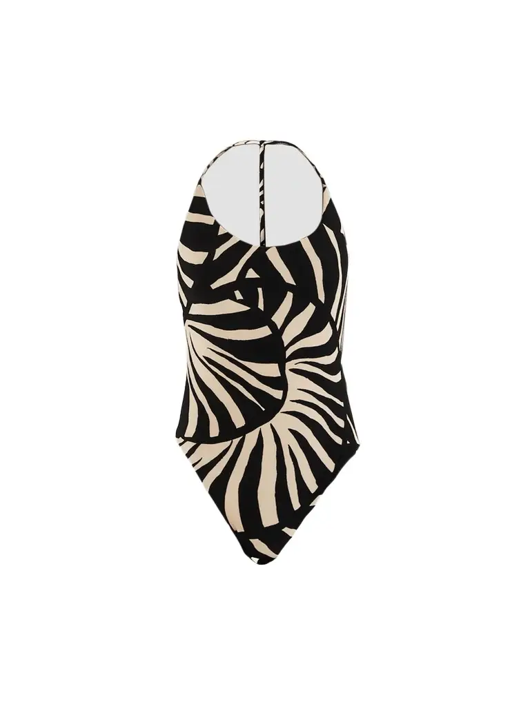 Farm Rio Women's Zebra Print One-Piece Swimsuit