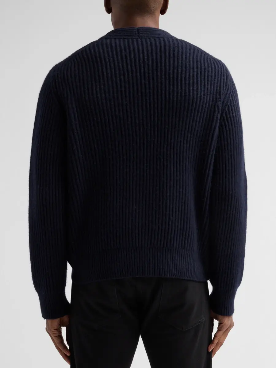 Vince Men's Winter Rib-Knit Cardigan | Thumbnail 3 Vince Men's Winter Rib-Knit Cardigan | Thumbnail 3