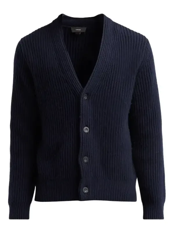 Men's Winter Rib-Knit Cardigan