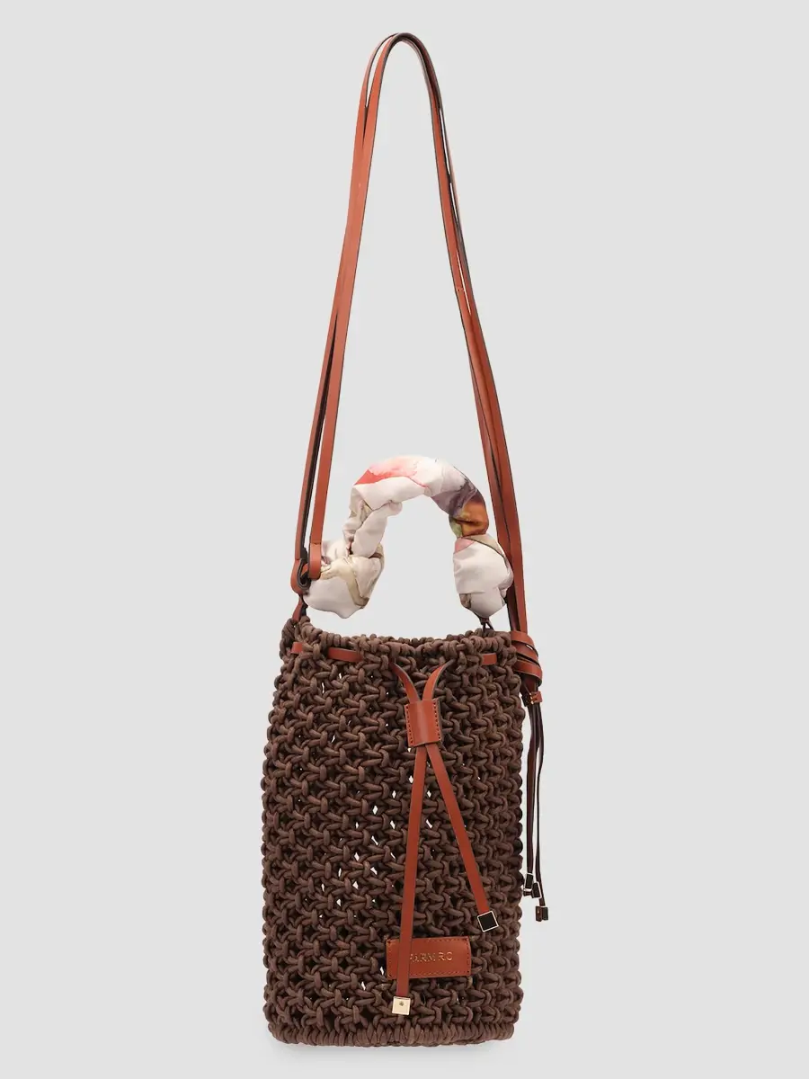 Farm Rio Women's Macrame Bucket Bag | Thumbnail 2