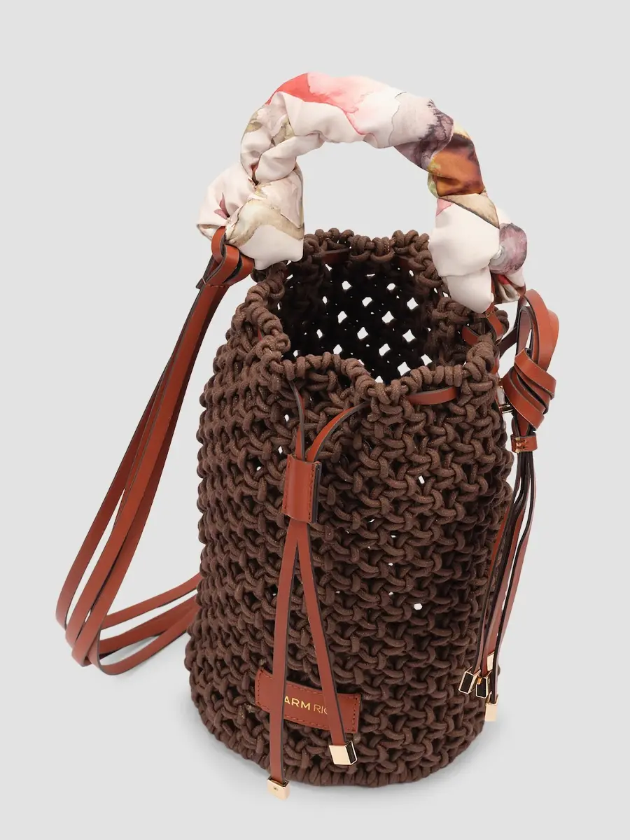 Farm Rio Women's Macrame Bucket Bag | Thumbnail 3
