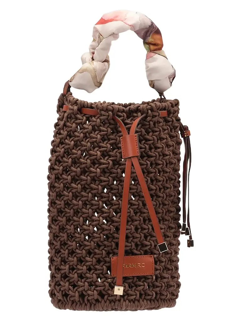 Women's Macrame Bucket Bag Women's Macrame Bucket Bag