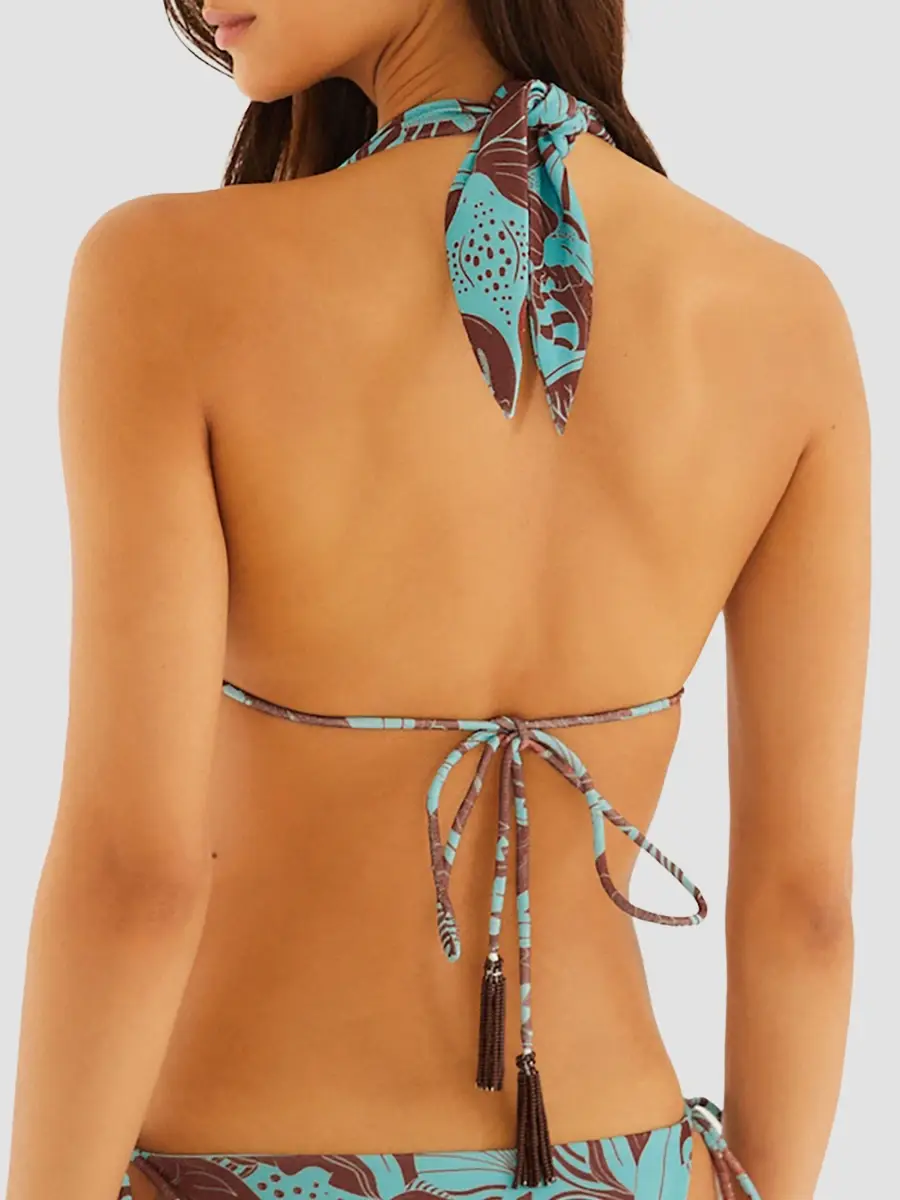 Farm Rio Women's Tropical Print Elongated Bikini Top | Thumbnail 3 Farm Rio Women's Tropical Print Elongated Bikini Top | Thumbnail 3