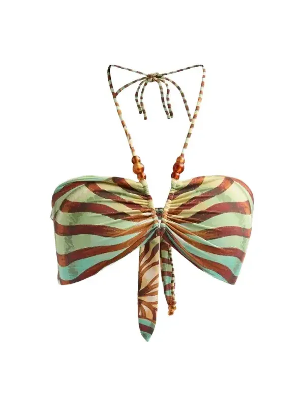 Women's Stripe Halter Bikini Top Women's Stripe Halter Bikini Top