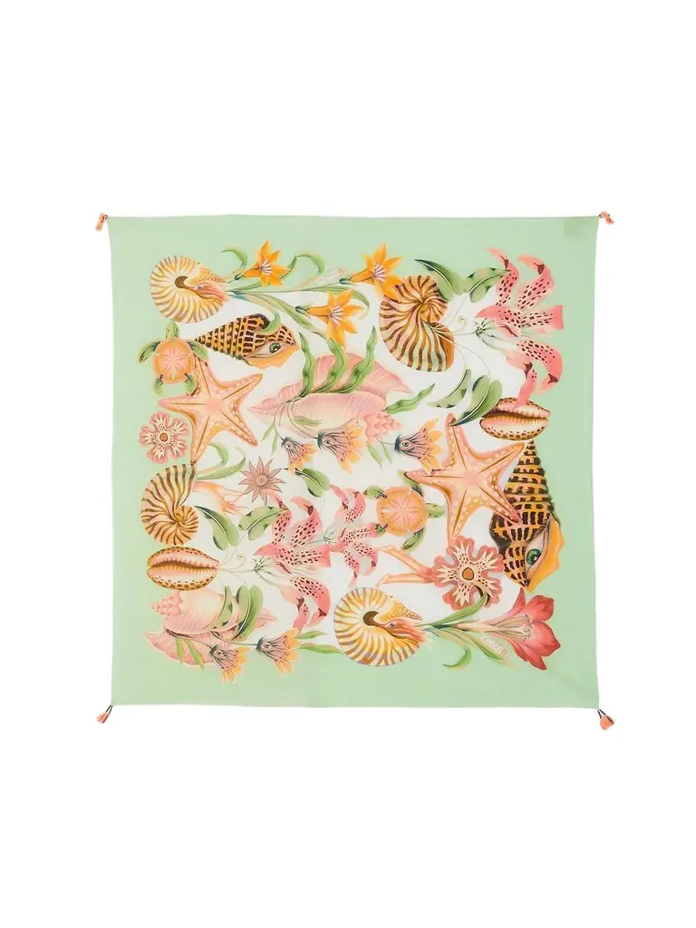 Women's Shell Print Sarong Women's Shell Print Sarong