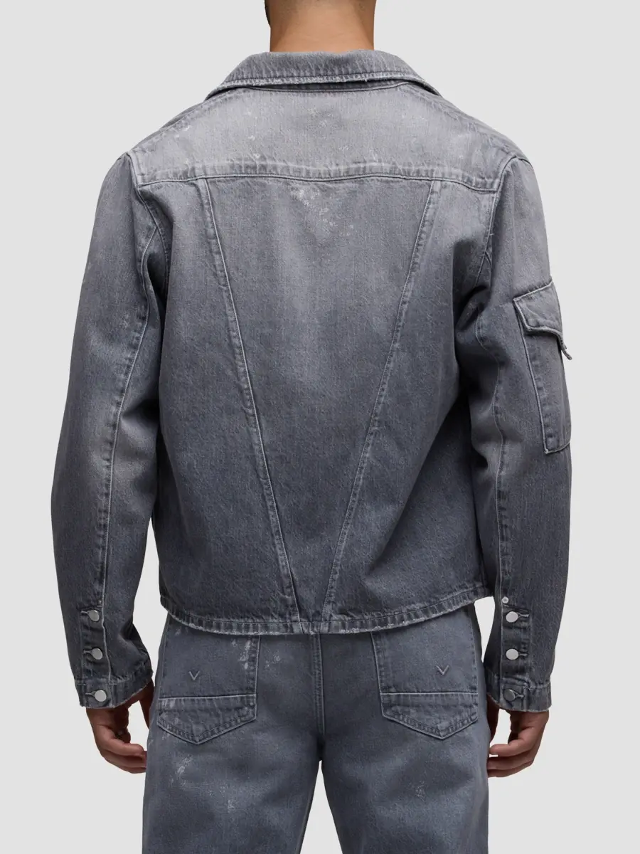 Hudson Jeans Men's Denim Shirt Jacket | Thumbnail 3 Hudson Jeans Men's Denim Shirt Jacket | Thumbnail 3