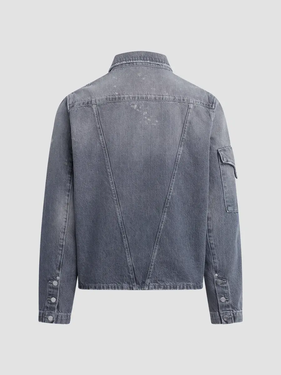 Hudson Jeans Men's Denim Shirt Jacket | Thumbnail 7 Hudson Jeans Men's Denim Shirt Jacket | Thumbnail 7