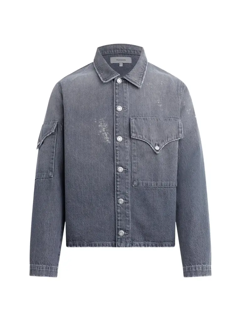 Hudson Jeans Men's Denim Shirt Jacket