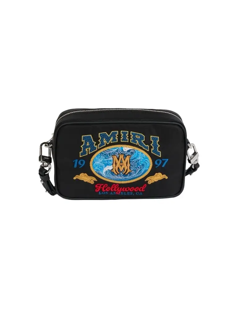 AMIRI Men's Embroidered Logo Camera Case