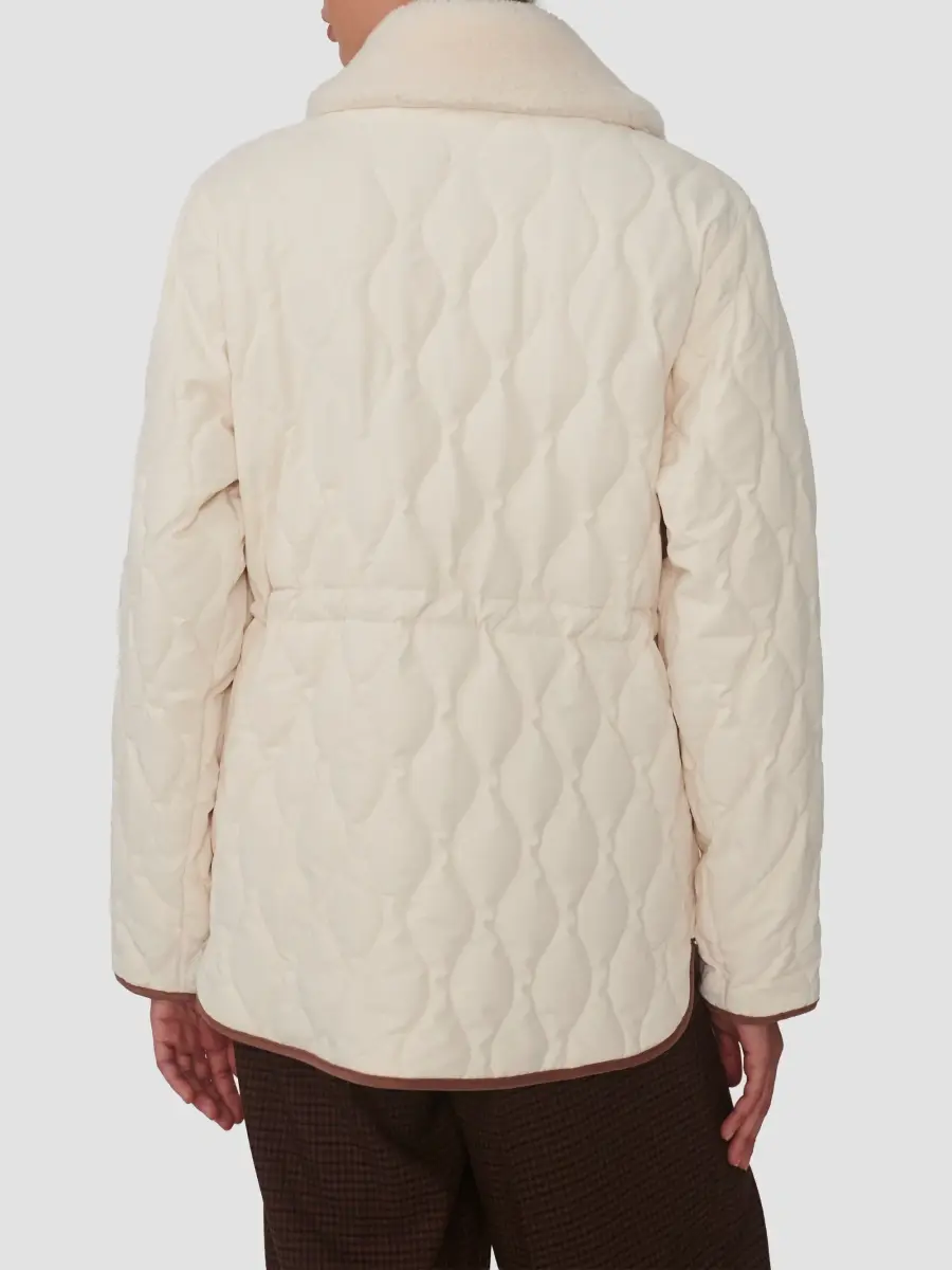 Varley Women's Bartley Faux Fur-Collar Quilted Twill Jacket | Thumbnail 3 Varley Women's Bartley Faux Fur-Collar Quilted Twill Jacket | Thumbnail 3