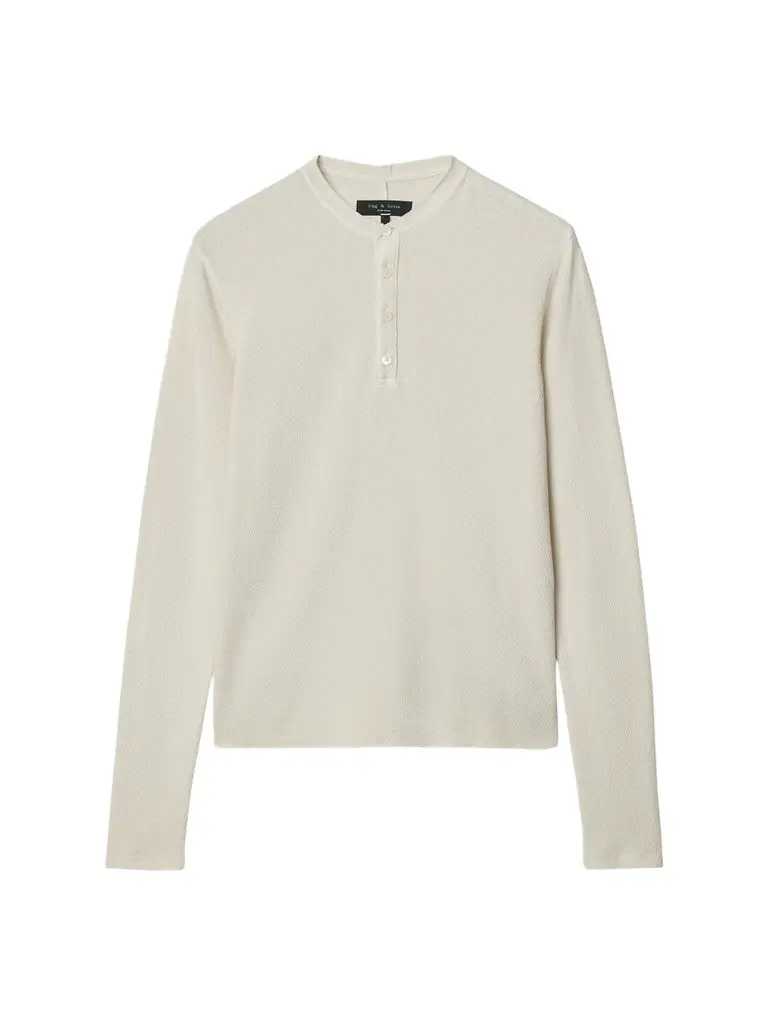 Men's Classic Textured Knit Henley Top Men's Classic Textured Knit Henley Top