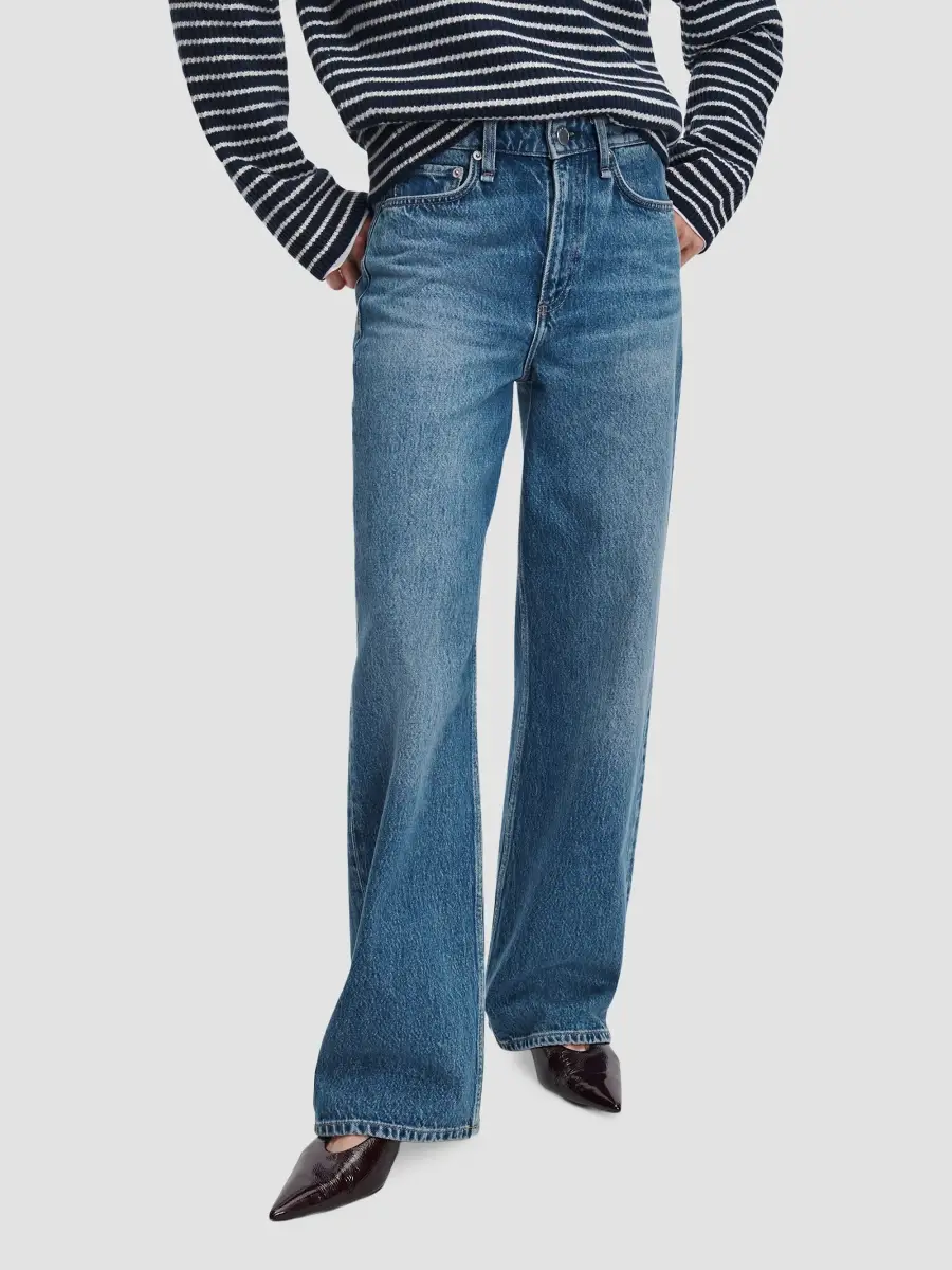 rag & bone Women's Logan Denim High-Rise Wide-Leg Jeans | Thumbnail 4 rag & bone Women's Logan Denim High-Rise Wide-Leg Jeans | Thumbnail 4