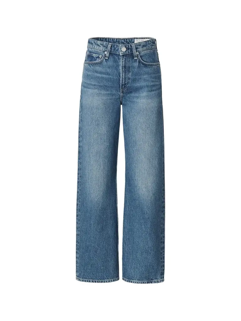 Women's Logan Denim High-Rise Wide-Leg Jeans