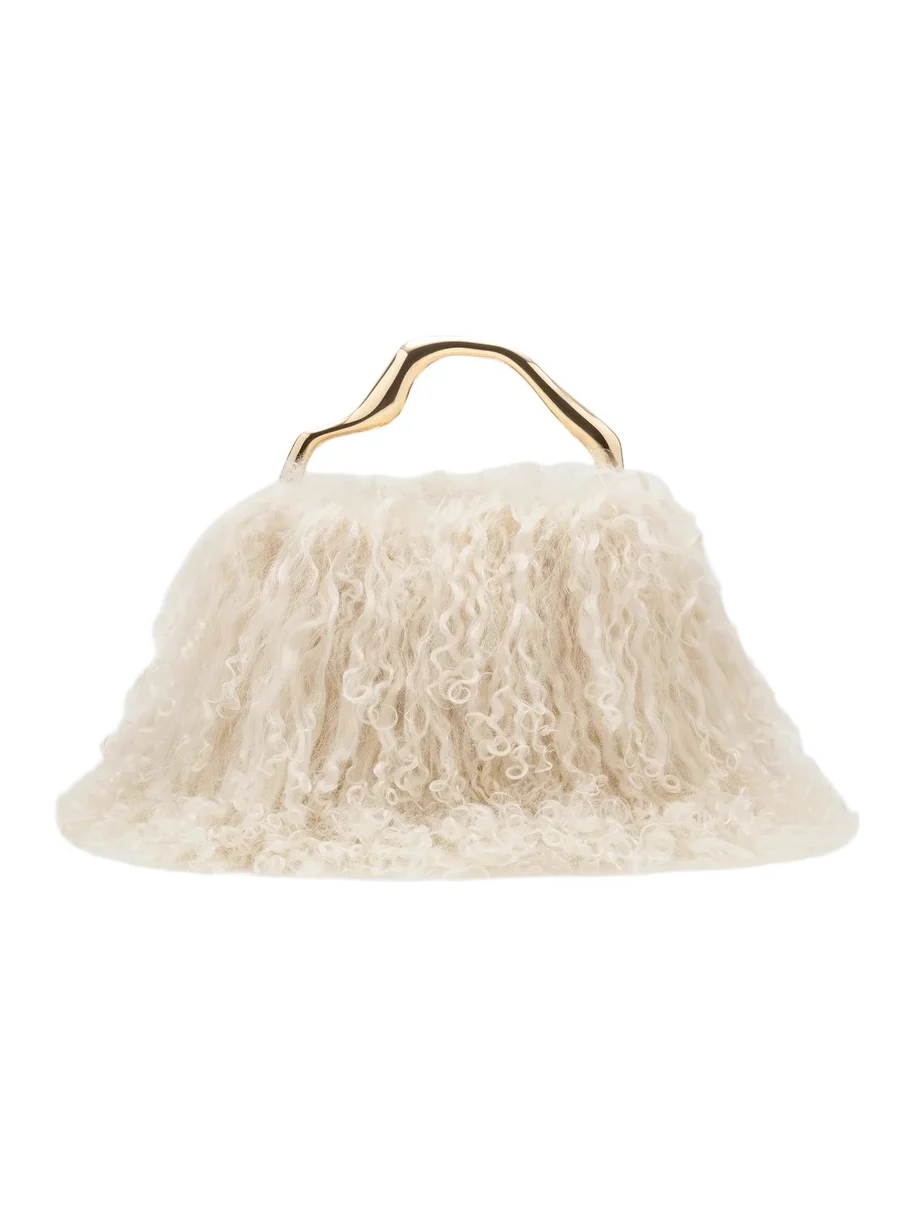 Women's Solene Shearling Mini Handle Bag Women's Solene Shearling Mini Handle Bag