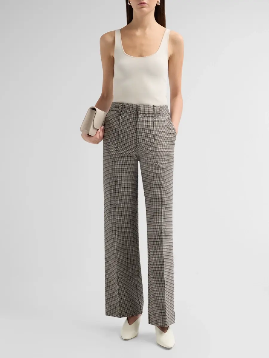rag & bone Women's Farrah Ponte Jacquard Trousers | Thumbnail 2 rag & bone Women's Farrah Ponte Jacquard Trousers | Thumbnail 2