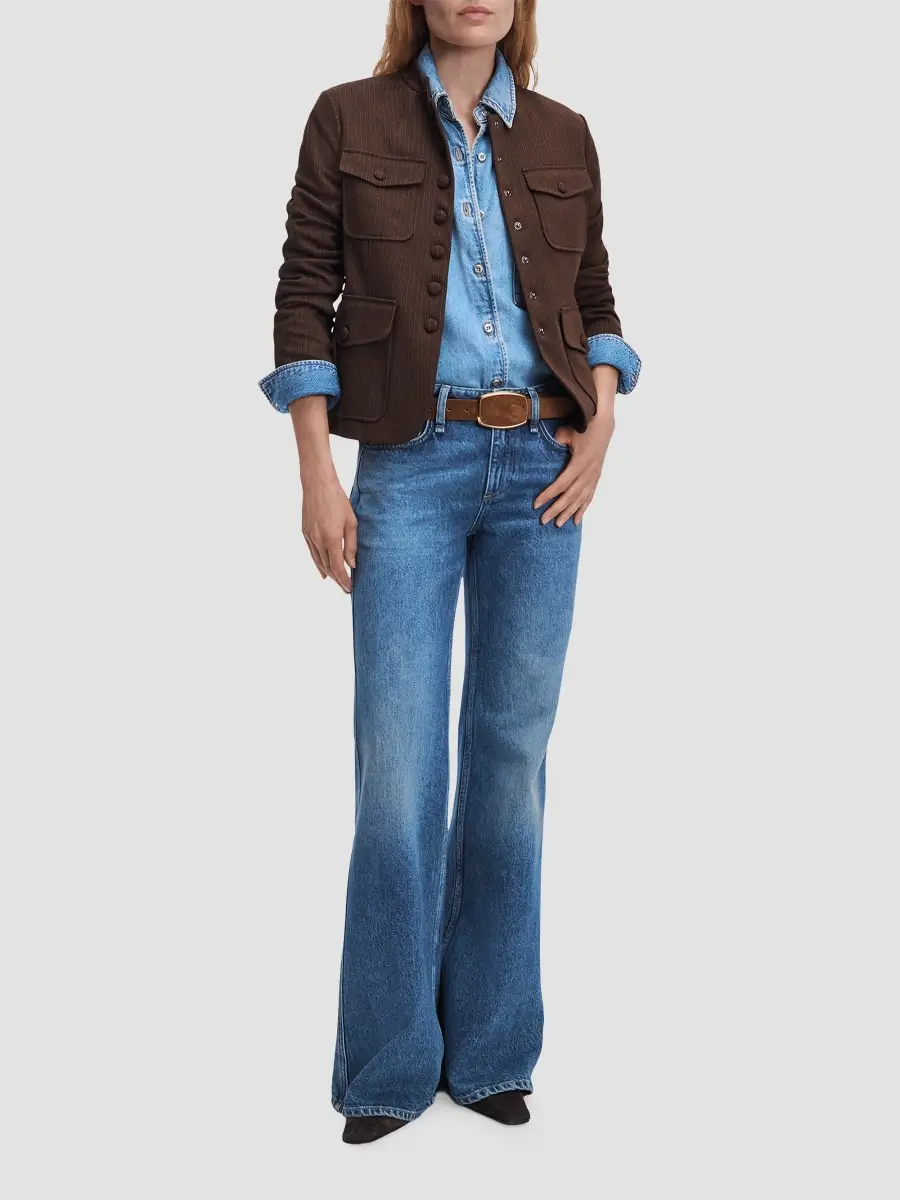 rag & bone Women's Josie Denim Mid-Rise Flared Jeans | Thumbnail 2 rag & bone Women's Josie Denim Mid-Rise Flared Jeans | Thumbnail 2