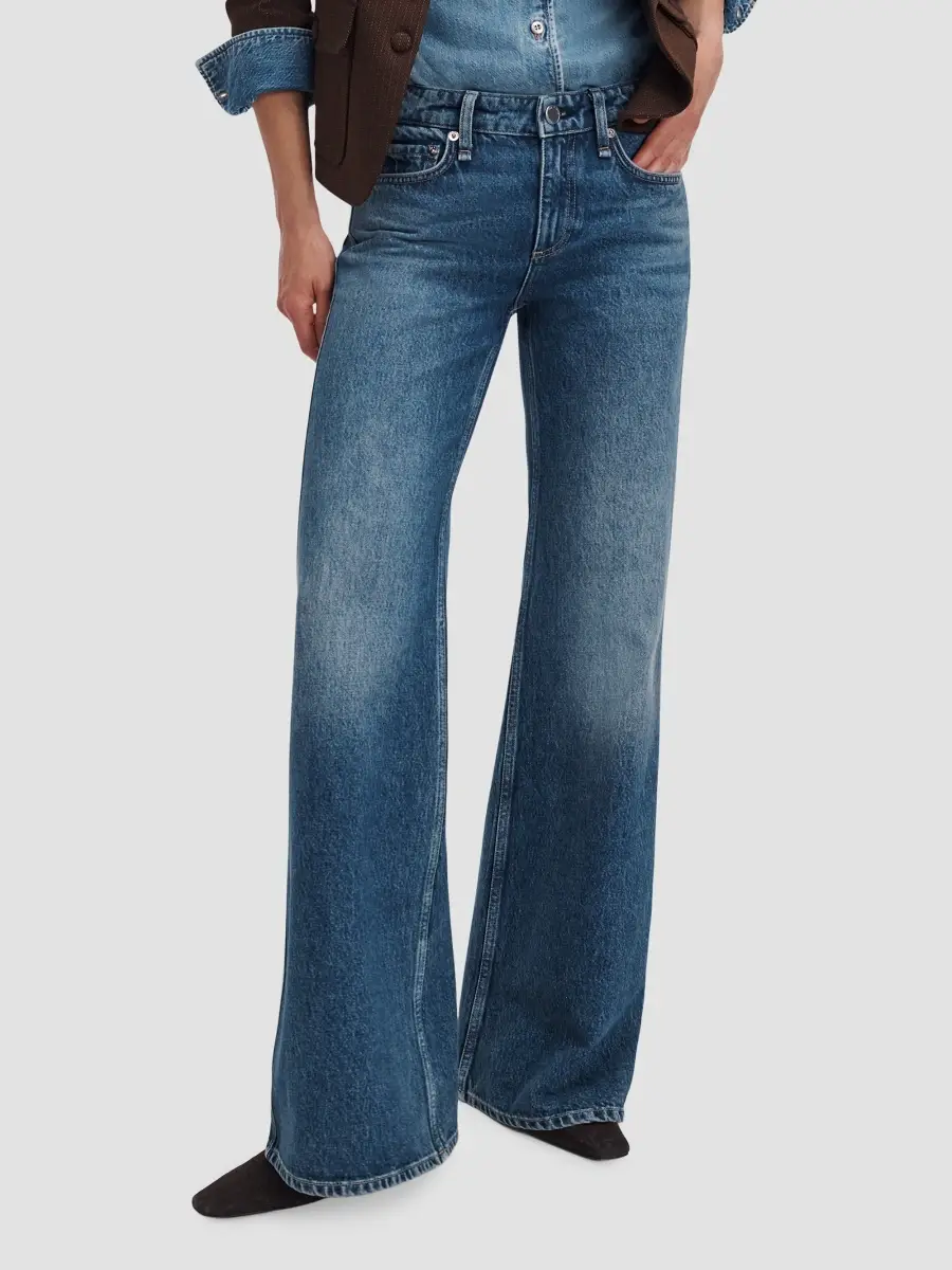 rag & bone Women's Josie Denim Mid-Rise Flared Jeans | Thumbnail 4 rag & bone Women's Josie Denim Mid-Rise Flared Jeans | Thumbnail 4