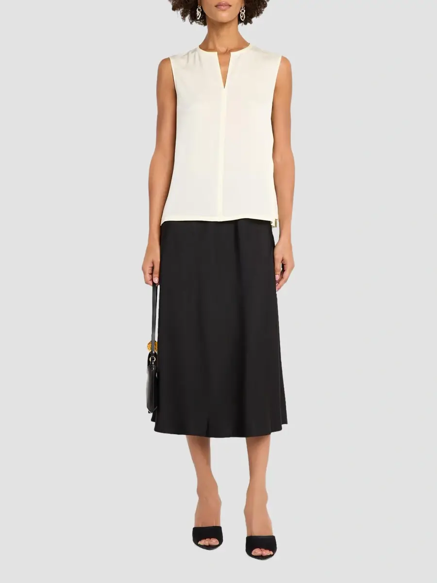 Theory Women's Satin Sleeveless Top | Thumbnail 2 Theory Women's Satin Sleeveless Top | Thumbnail 2