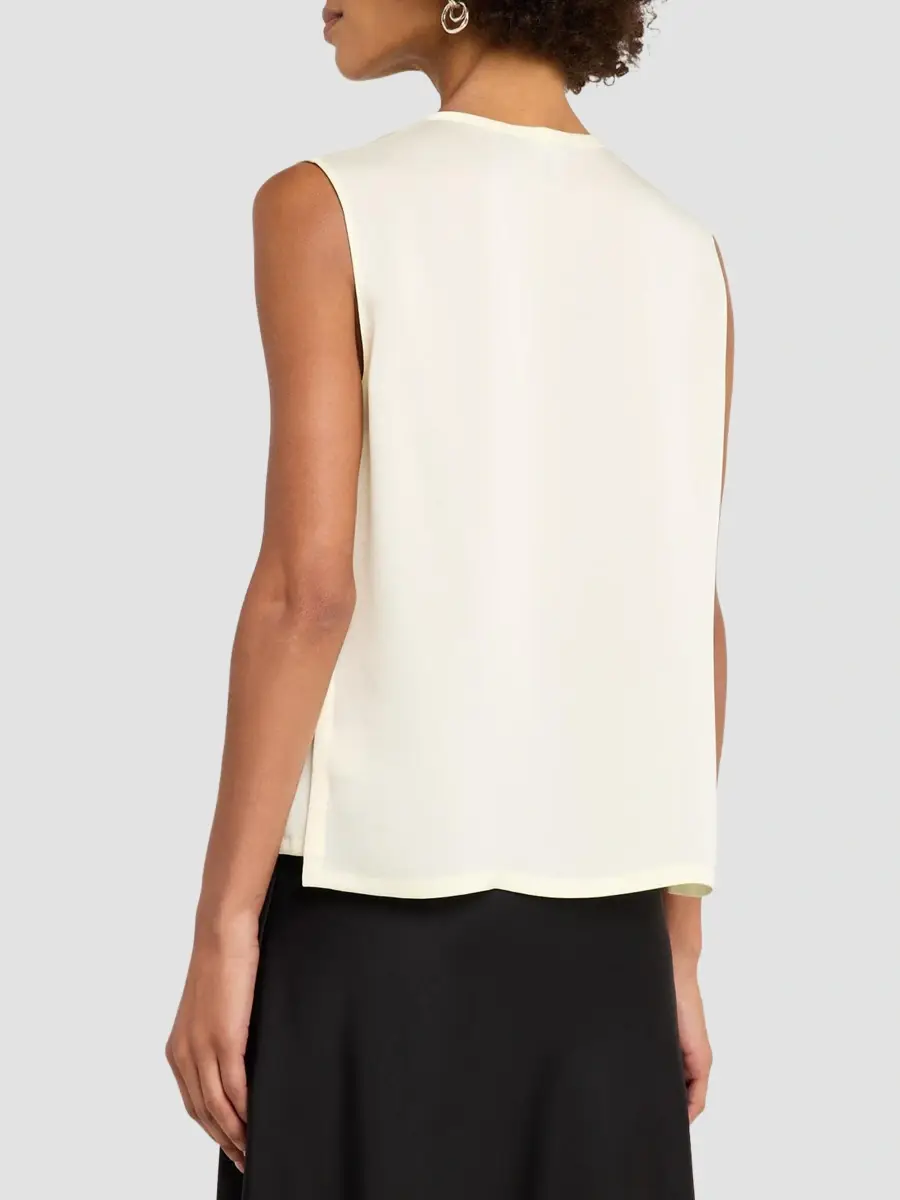 Theory Women's Satin Sleeveless Top | Thumbnail 3 Theory Women's Satin Sleeveless Top | Thumbnail 3