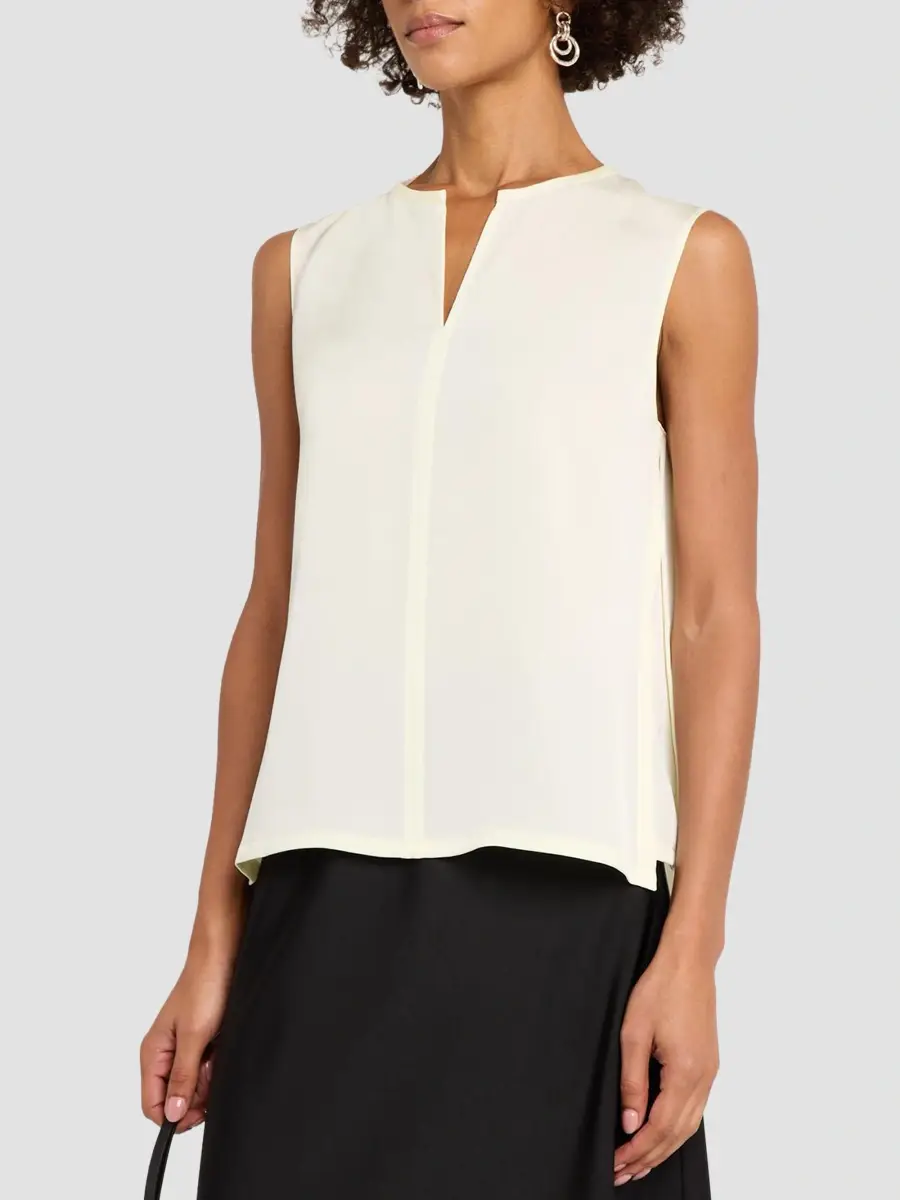 Theory Women's Satin Sleeveless Top | Thumbnail 4 Theory Women's Satin Sleeveless Top | Thumbnail 4