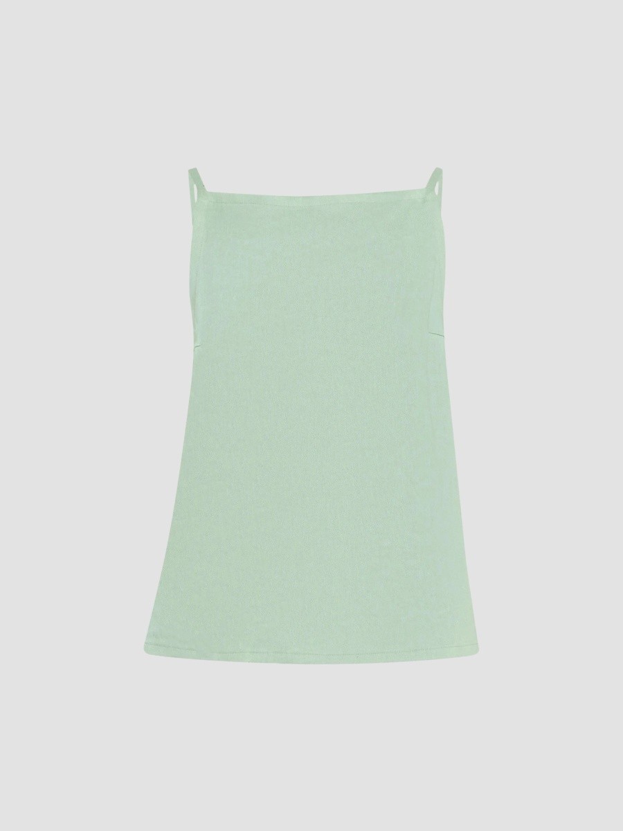 Theory Women's Linen-Blend Apron Top