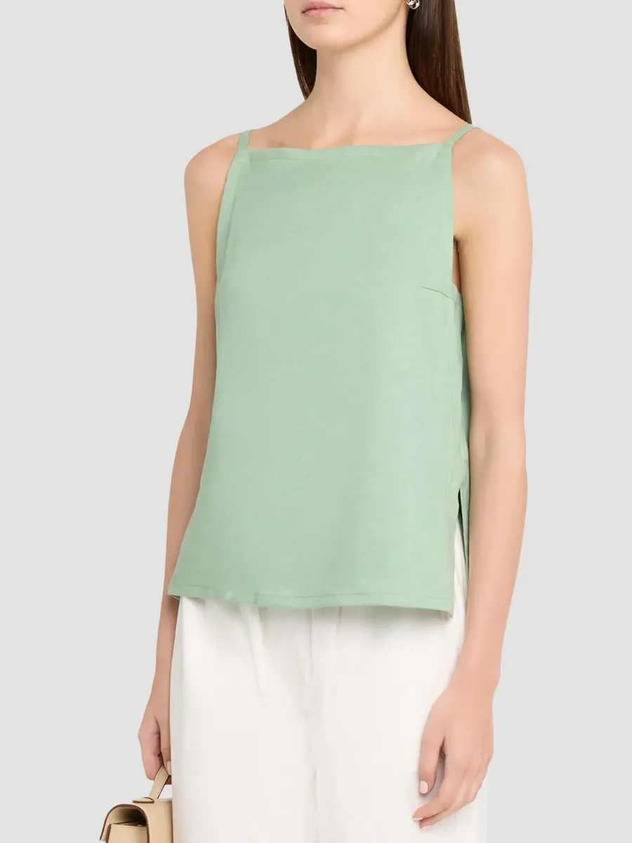 Theory Women's Linen-Blend Apron Top | Thumbnail 4 Theory Women's Linen-Blend Apron Top | Thumbnail 4