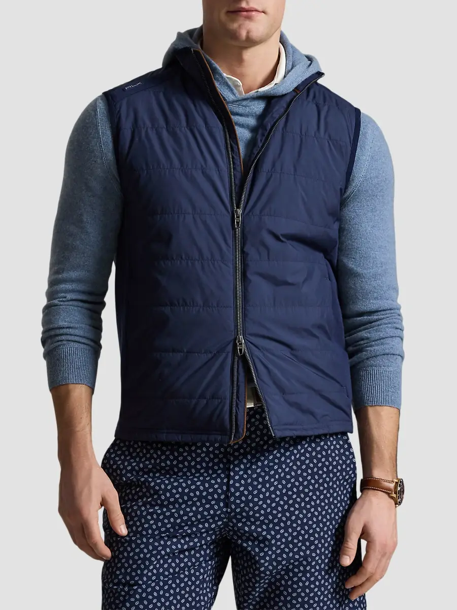 RLX Ralph Lauren Men's Hybrid Full-Zip Vest | Thumbnail 4