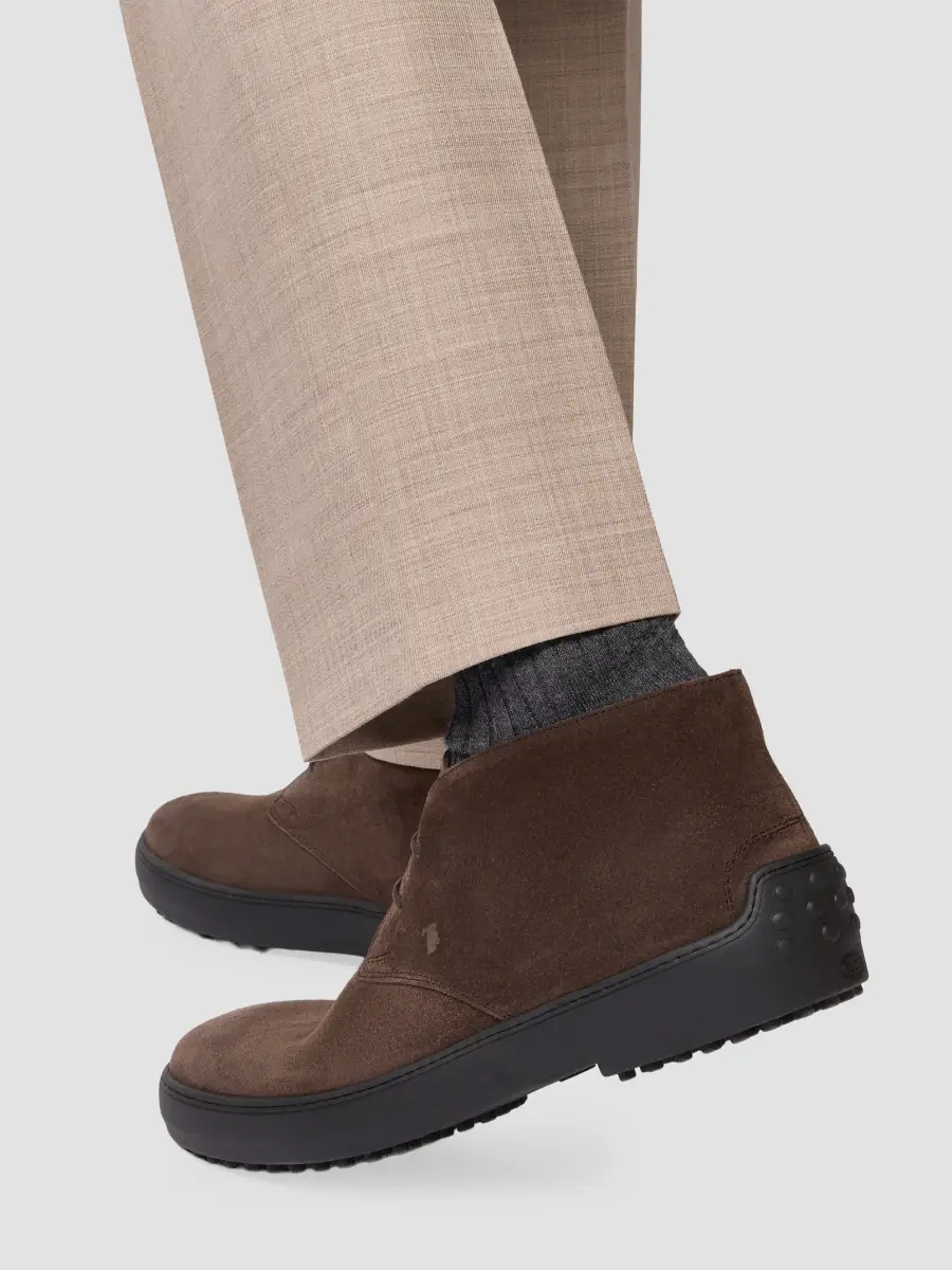 Tod's Men's Gommino Suede Desert Ankle Boots | Thumbnail 3 Tod's Men's Gommino Suede Desert Ankle Boots | Thumbnail 3