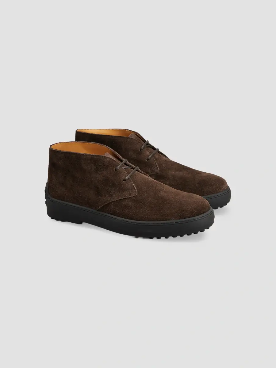 Tod's Men's Gommino Suede Desert Ankle Boots | Thumbnail 4 Tod's Men's Gommino Suede Desert Ankle Boots | Thumbnail 4
