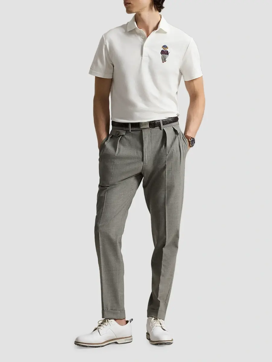 RLX Ralph Lauren Men's Airtech Pique Knit Polo Shirt | Thumbnail 2